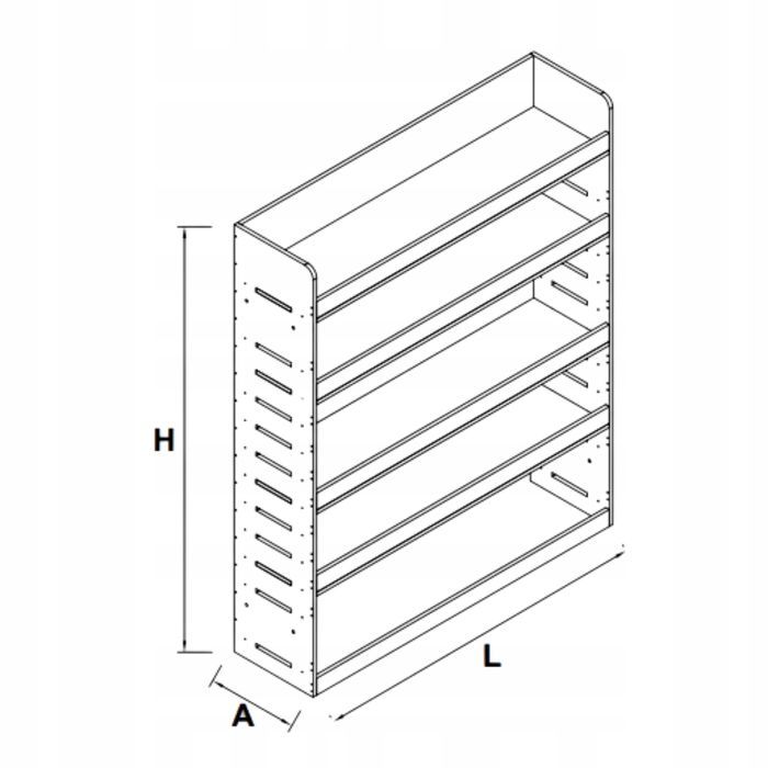 Regały do busa M50 zabudowa warsztatowa busa ze sklejki Gorzów Wlkp