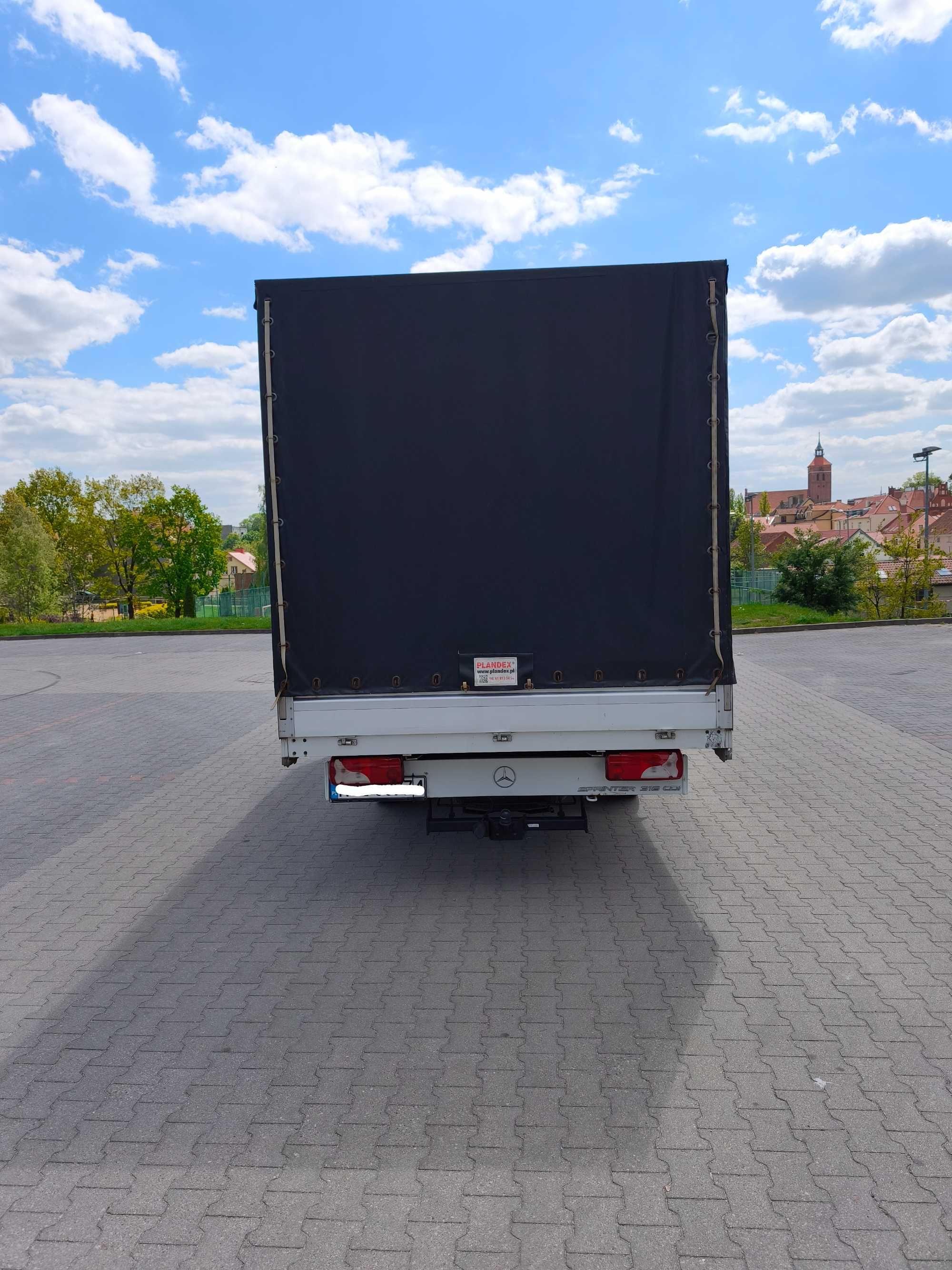 Mercedes Sprinter 316 Max Lift klima, Webasto -plandeka