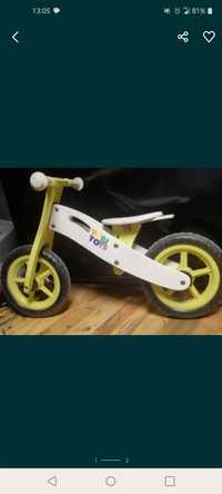 Rower biegowy drewniany dla dziecka