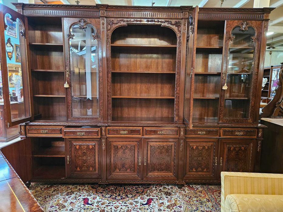 Enorme móvel de sala antigo - óptimo estado geral