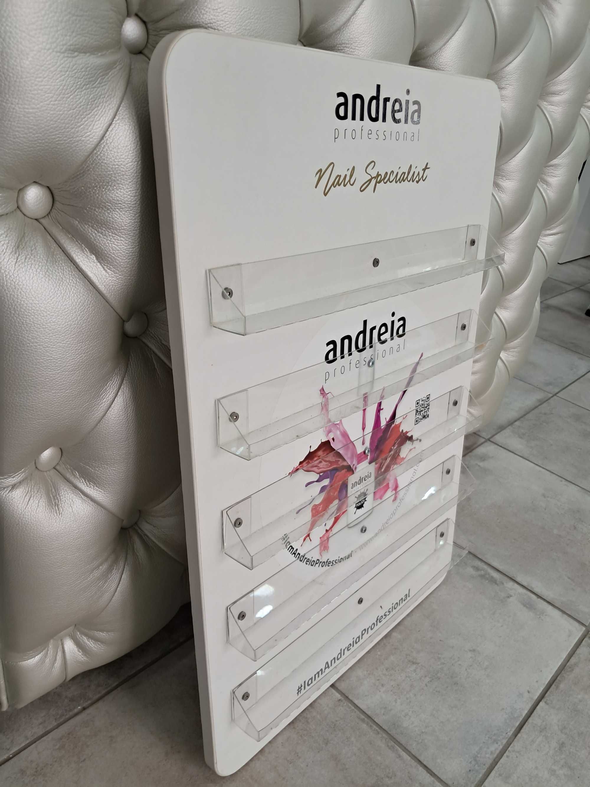 Acrílico de protecção e expositor vernizes Andreia