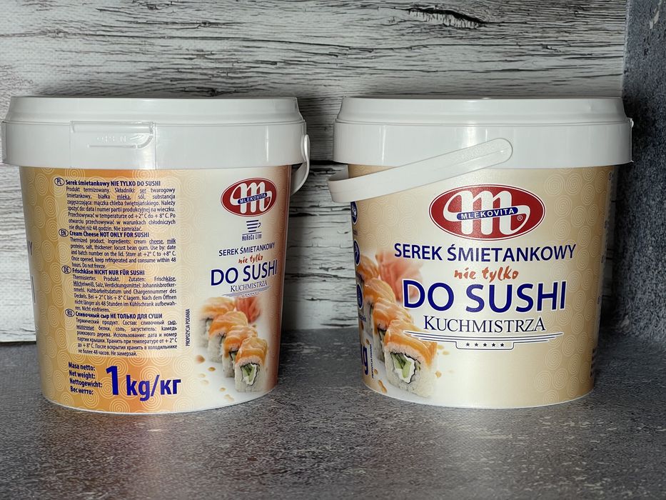 Сир до суші. Сир Mlekovita Do Sushi 1 кг до суші