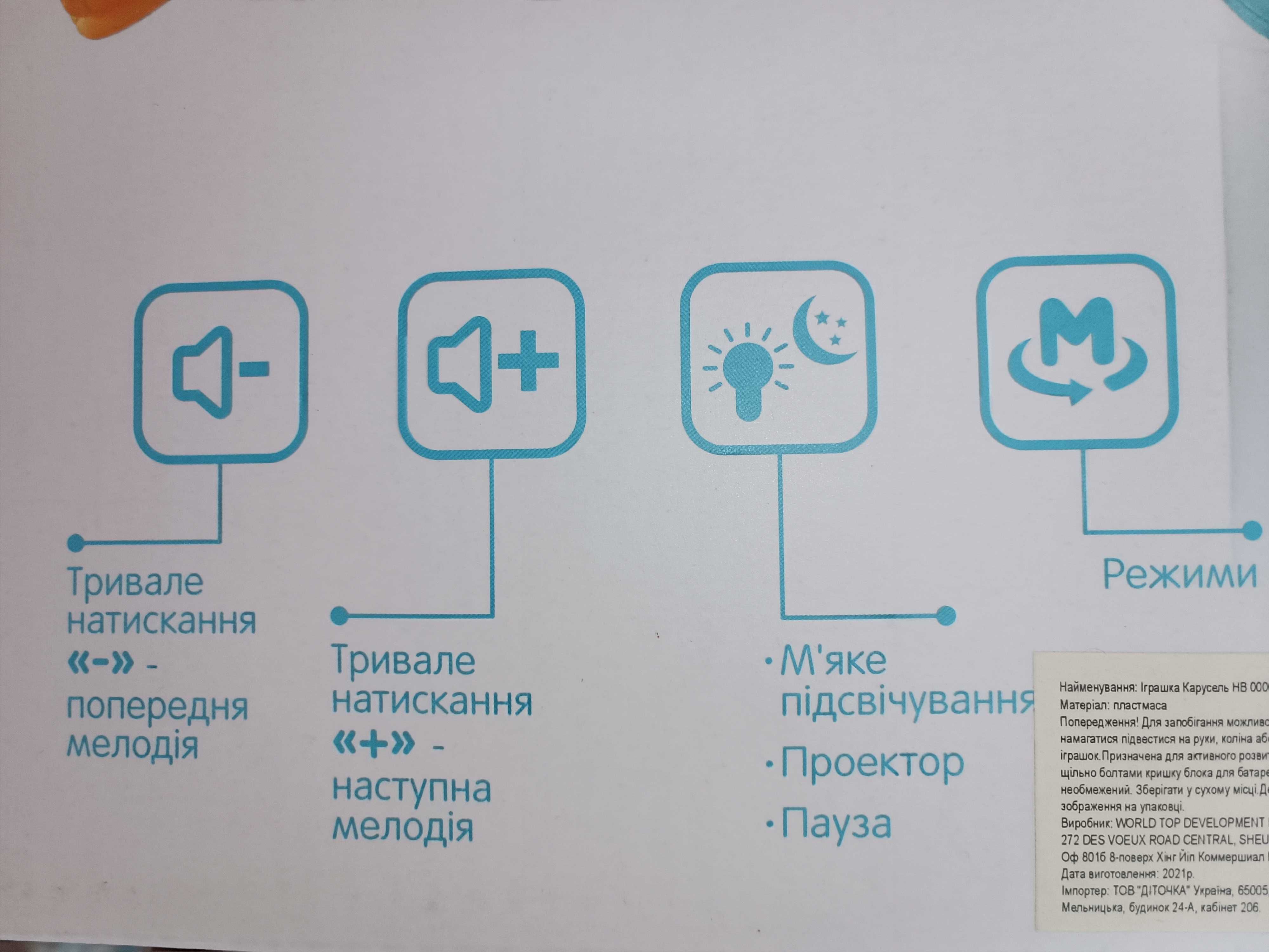 Мобіль 0+ дитячий