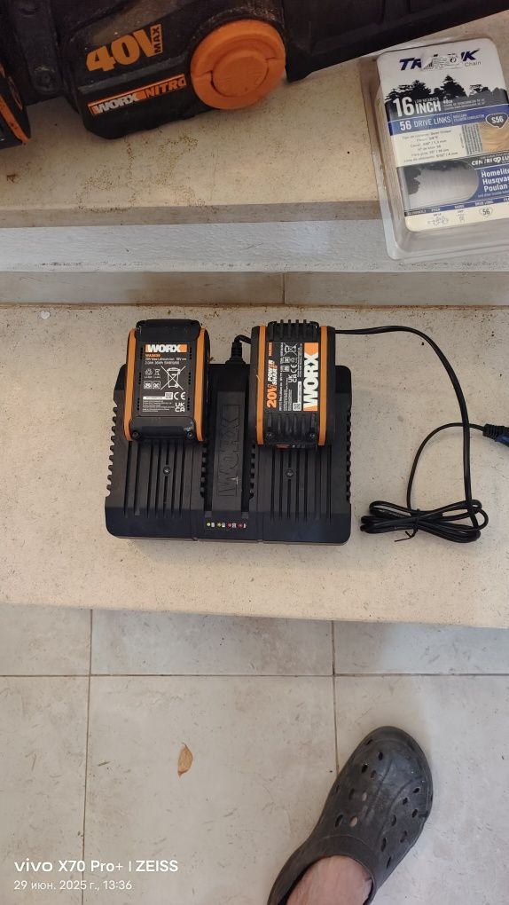 Moto Serra com batteries usado 2 mês