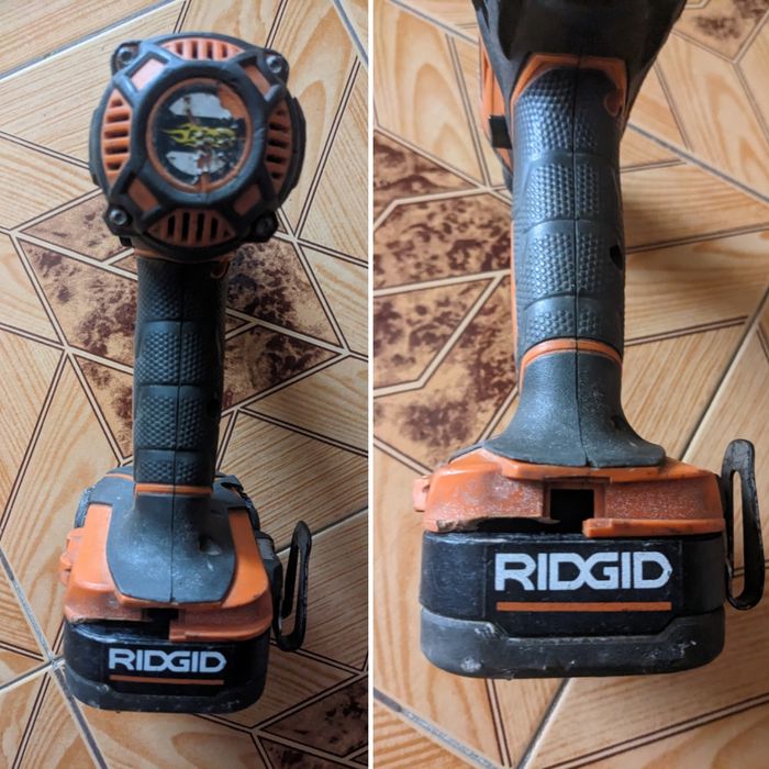 Хорошая дрель-шуруповерт Ridgid R86008 18V аккумулятор