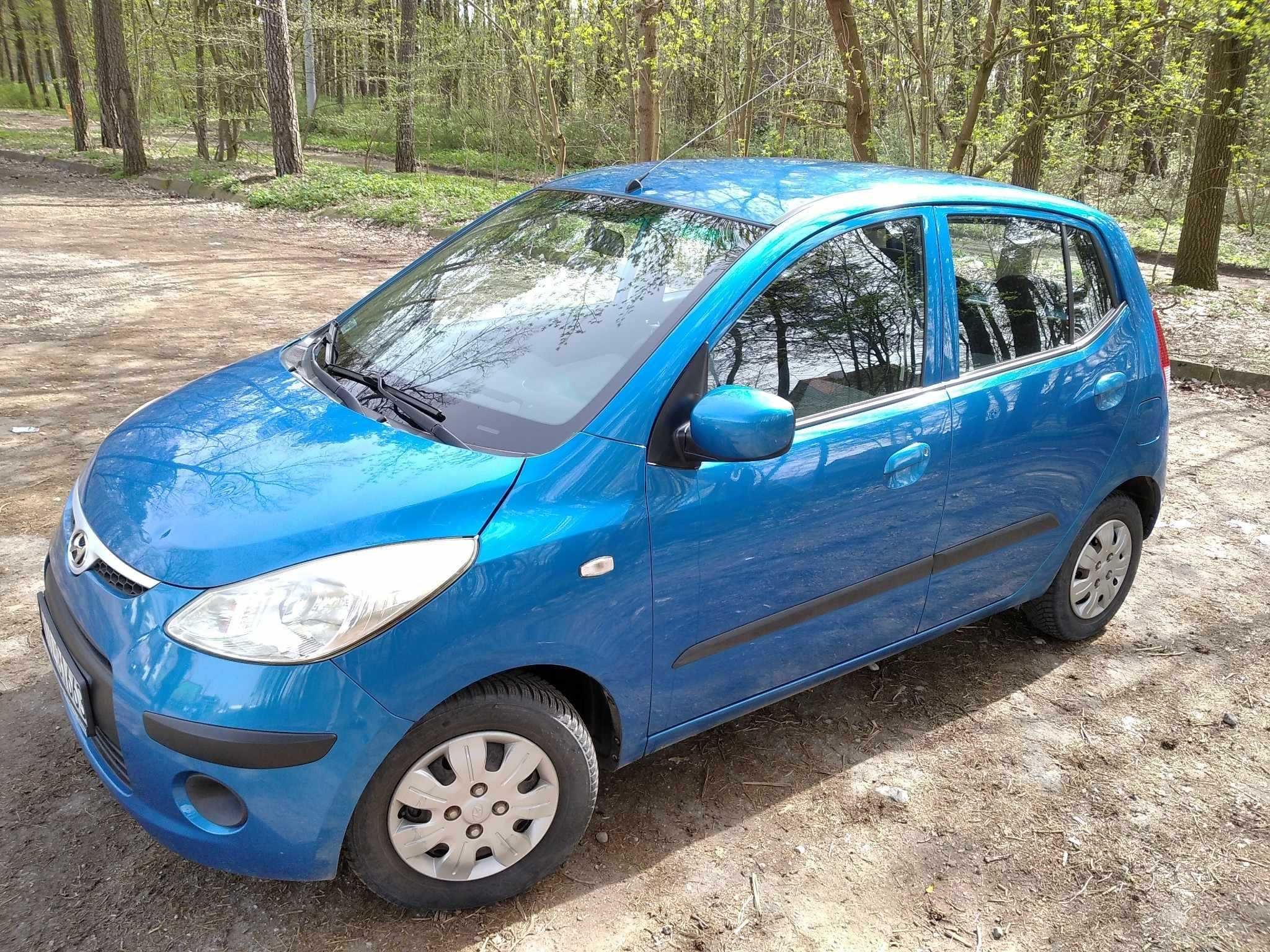 Hyundai i10 2009 rok, 70 tyś. przebieg, Bezwypadkowy, Polski SALON.