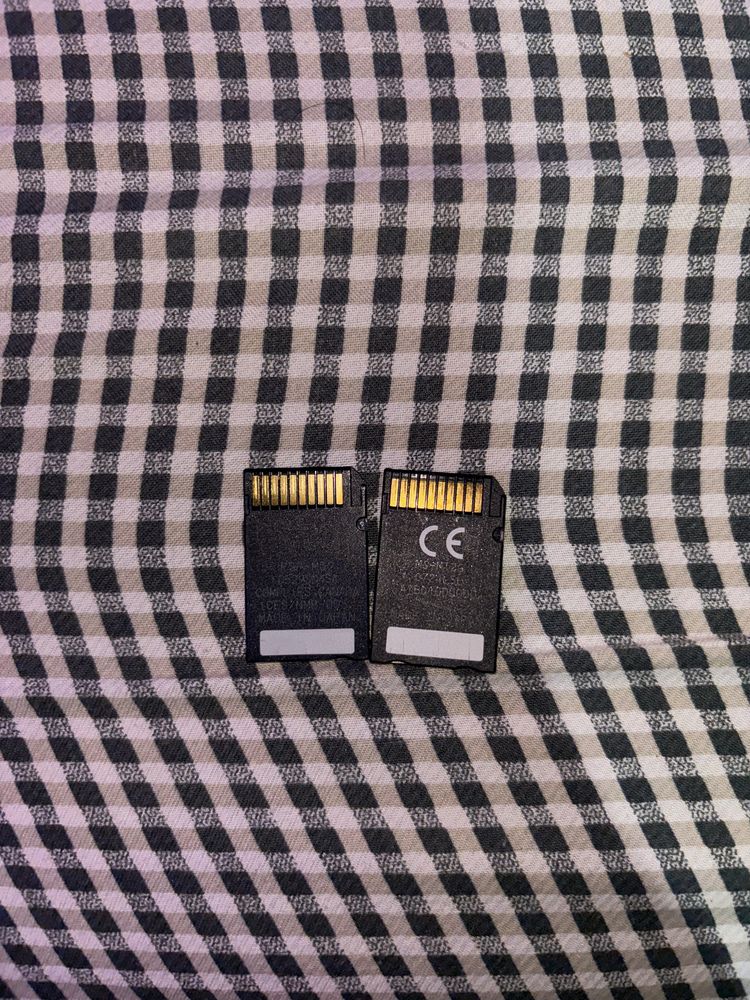 Cartoes de 2mb e 2gb