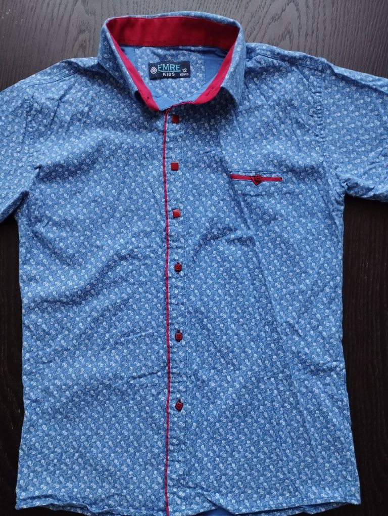 Сорочка,сорочка на короткий рукав на хлопчика 10-12 років