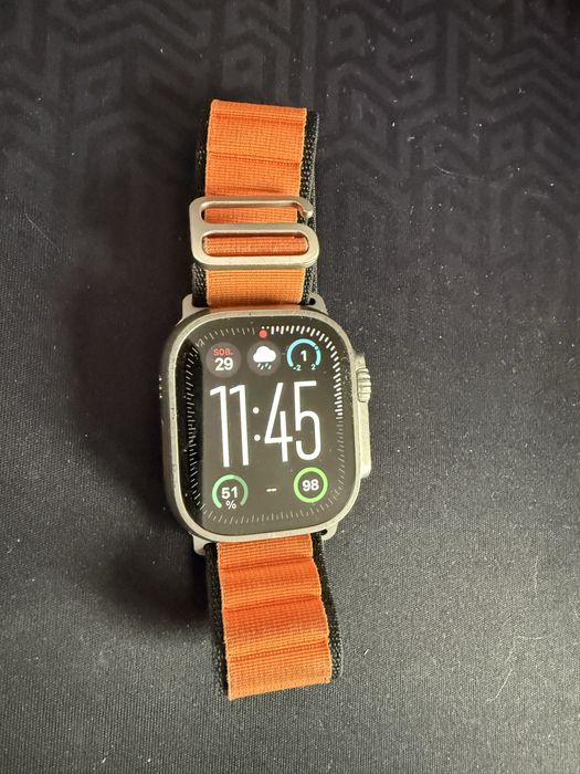 Zegarek Apple Watch Ultra 49mm Titanium Orange Alpine