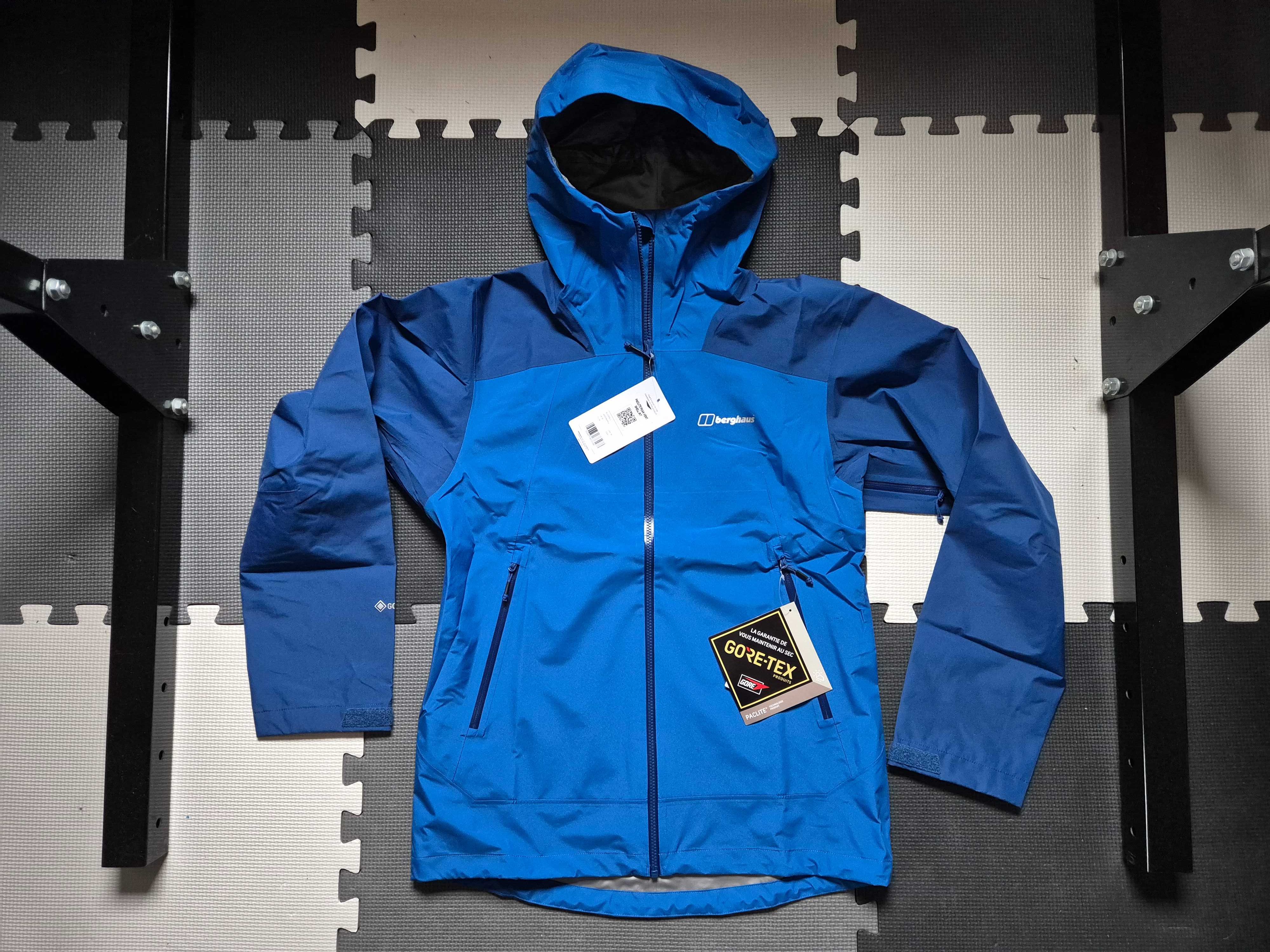 Nowa męska kurtka przeciwdeszczowa membranowa górska goretex Berghaus