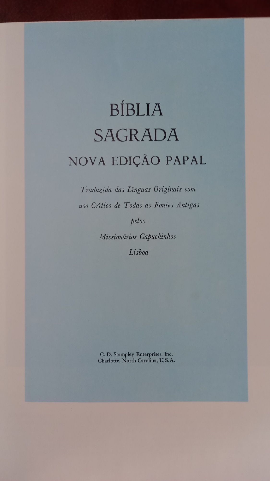 A Bíblia Sagrada
