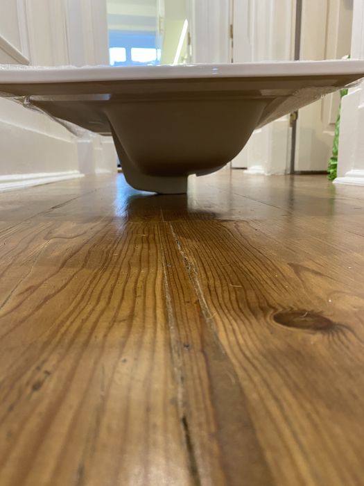 Lavatório Cerâmica Novo, de Encastrar, para Móvel de 80cm