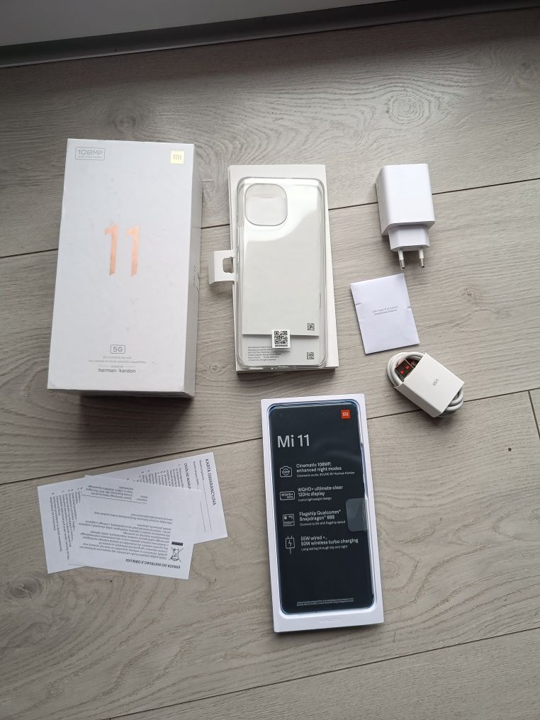 Nowy smartfon Xiaomi Mi 11 5G 8/256GB 5G PL/EU