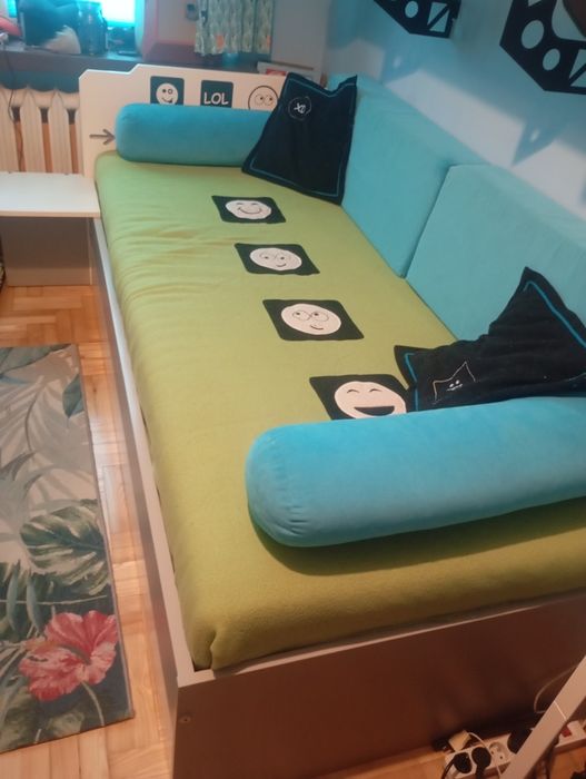 Łóżko młodzieżowe 90x200 szuflada