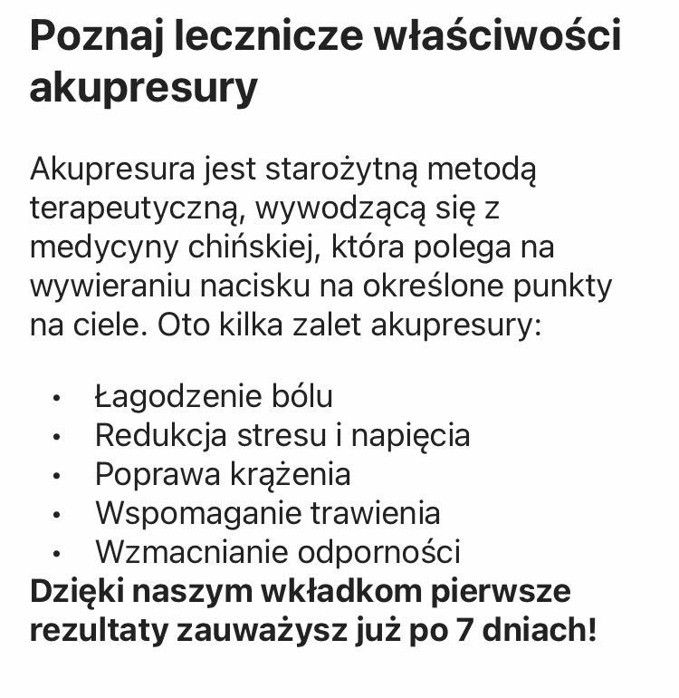 Magnetyczne wkładki do obuwia 1 para