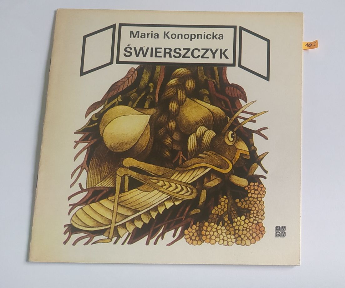 Książka Świerszczyk Maria Konopnicka wyd. I