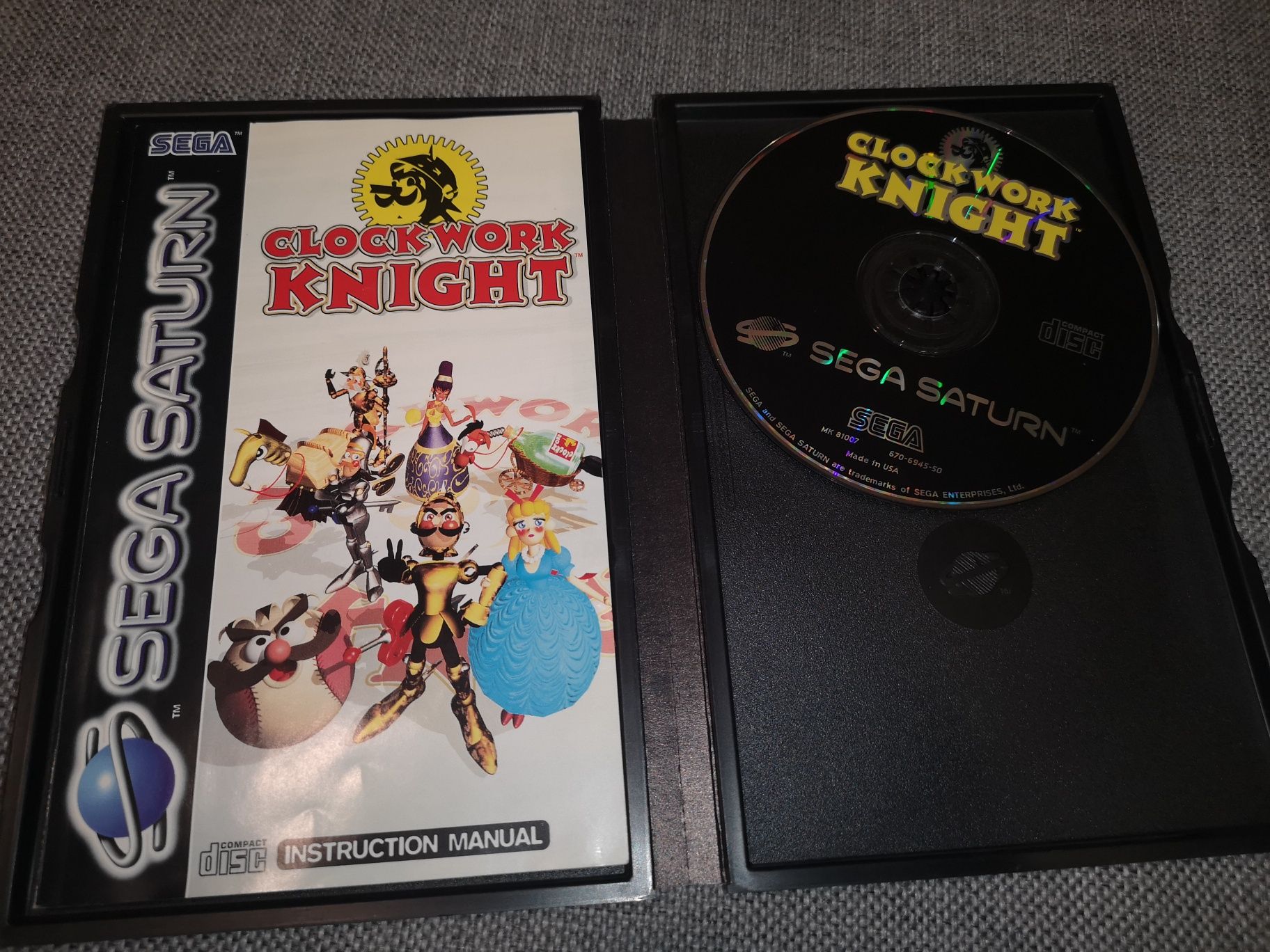 Clokwork Knight SEGA SATURN gra (stan BDB++) rzadkość na rynku