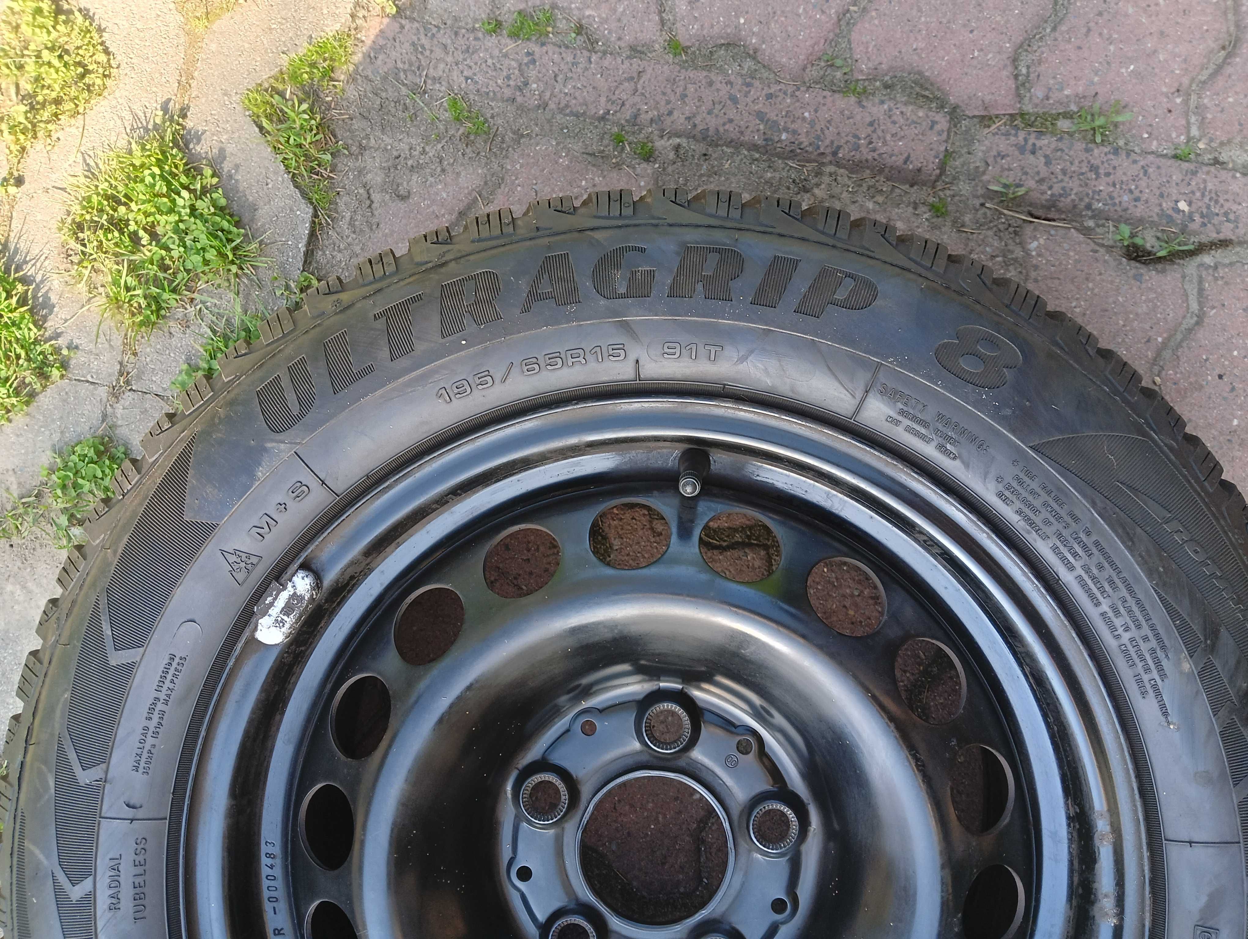 Koło  15 " Mercedes B ,C , E  klasa  itp - jak nowe , zapas , KFZ 7620