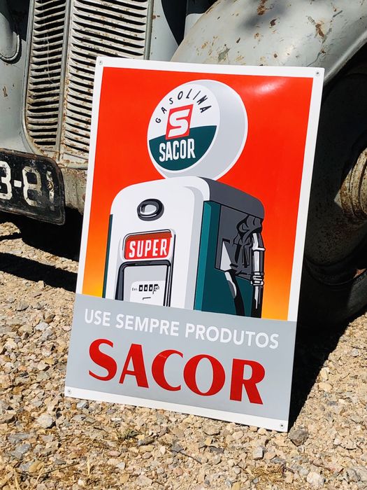 Placa esmaltada SACOR 60x40cm