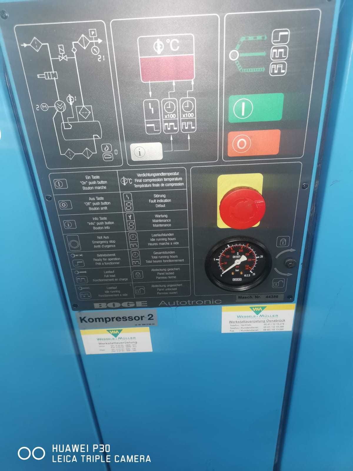Kompresor śrubowy, sprężarka Boge  SD 15, no Atlas Copco