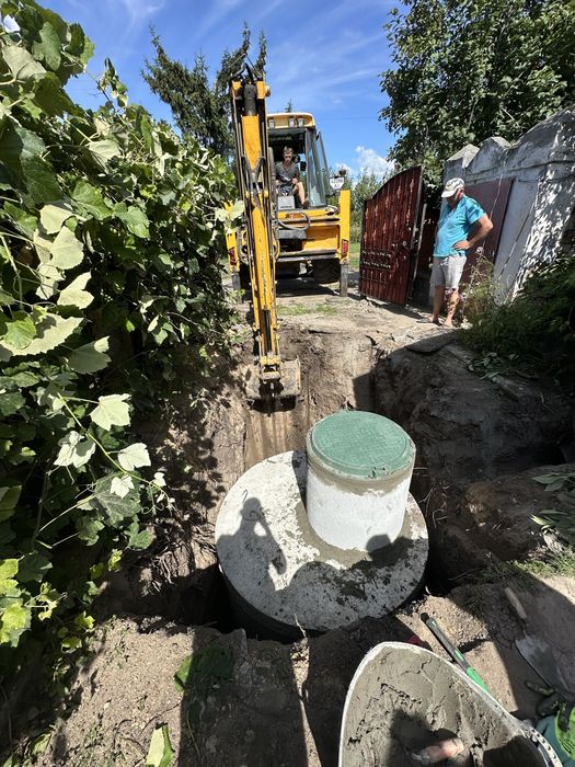 Септик під ключ, монтаж канализации, комуникации, водовідведення