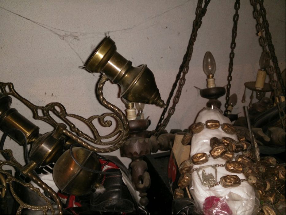 Candeeiros de teto antigos