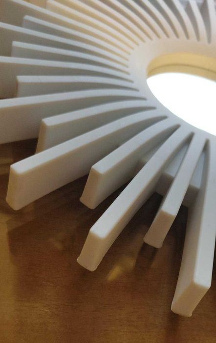 Dekoracja zestaw 3 luster w ramkach do domu na ścianę