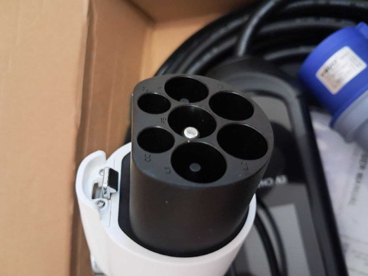 Зарядка для електромобіля EV Charger 7KW 32A, GBT WI-FI 5 метрів