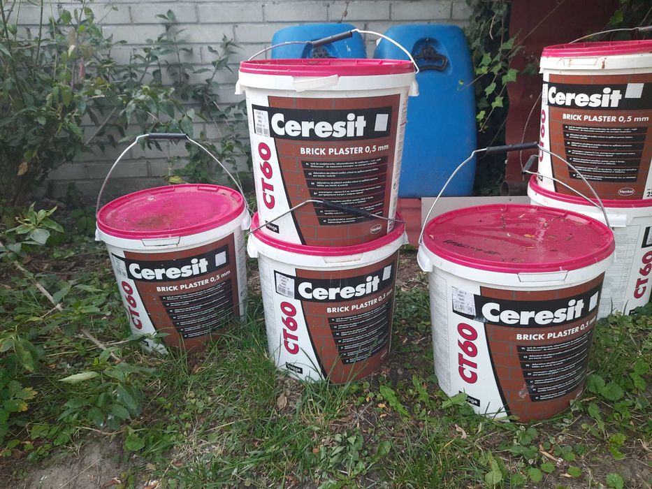 Ravenna Red Ceresit CT60 tynk 3 pełne wiadra