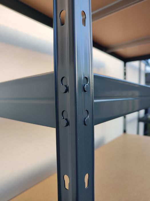 Regał Warsztatowy Zatrzaskowy na Nity 180x150x60 cm 4P/400 kg