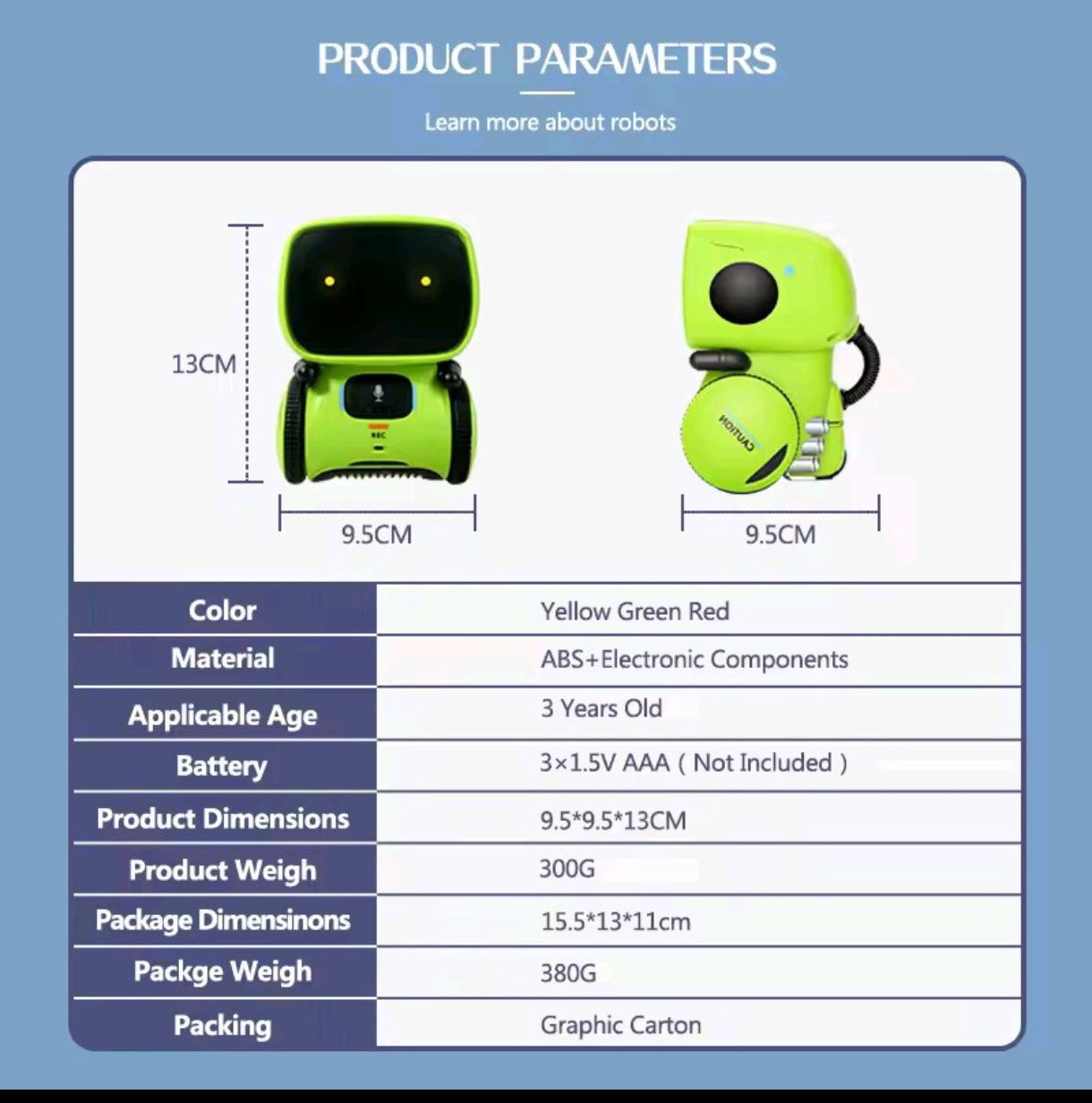 Robot intelegente e interativo para crianca