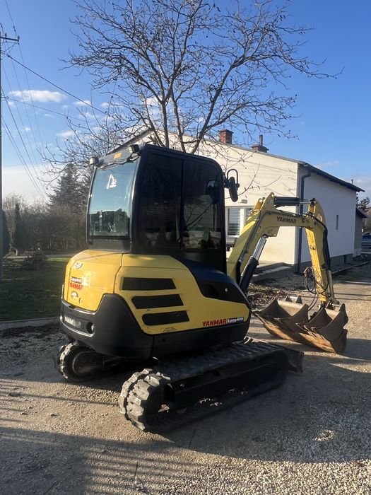 Minikoparka koparka Yanmar sv26 long 3 łyżki 2.7t jcb kubota Cat