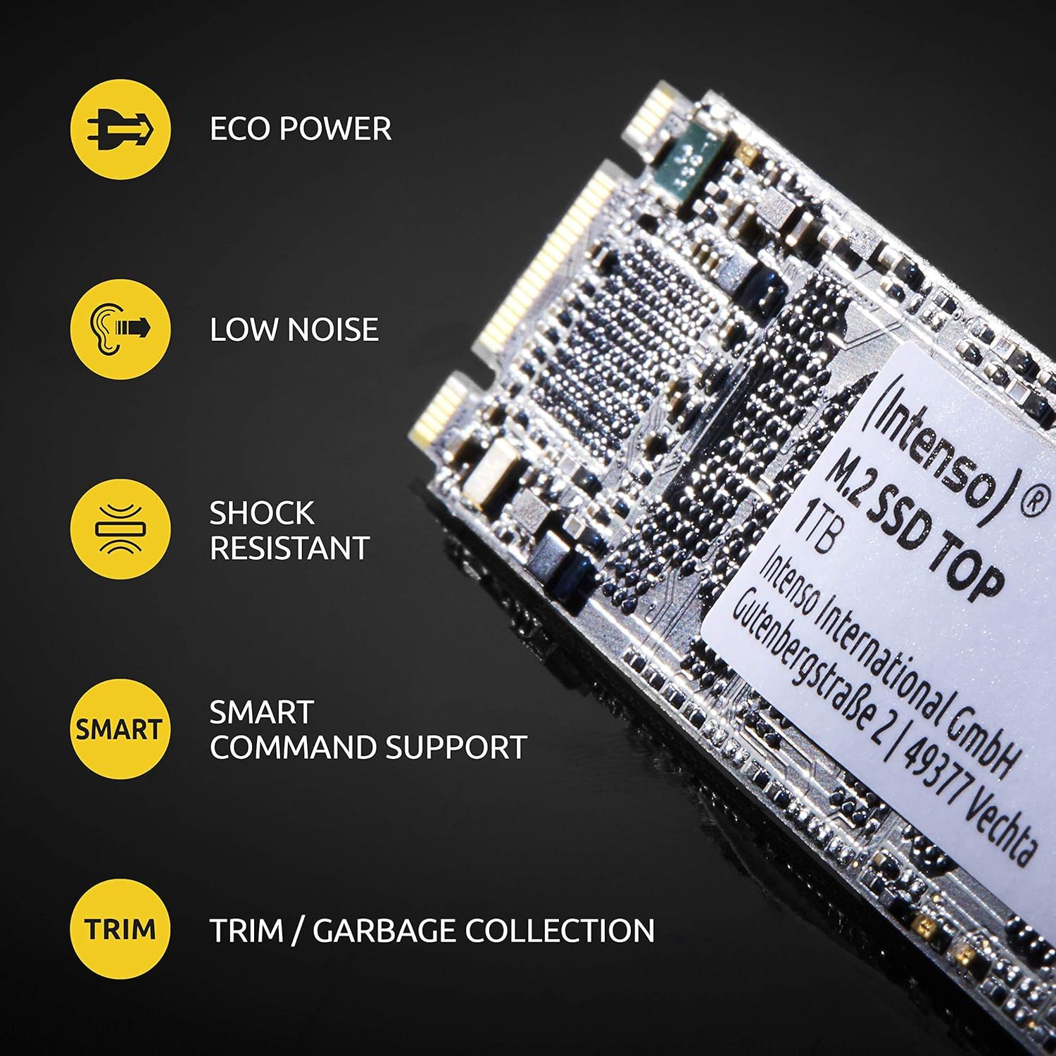 Dysk SSD Intenso Top SSD 128GB M.2 2280 SATA III 128GB M.2 SATA
