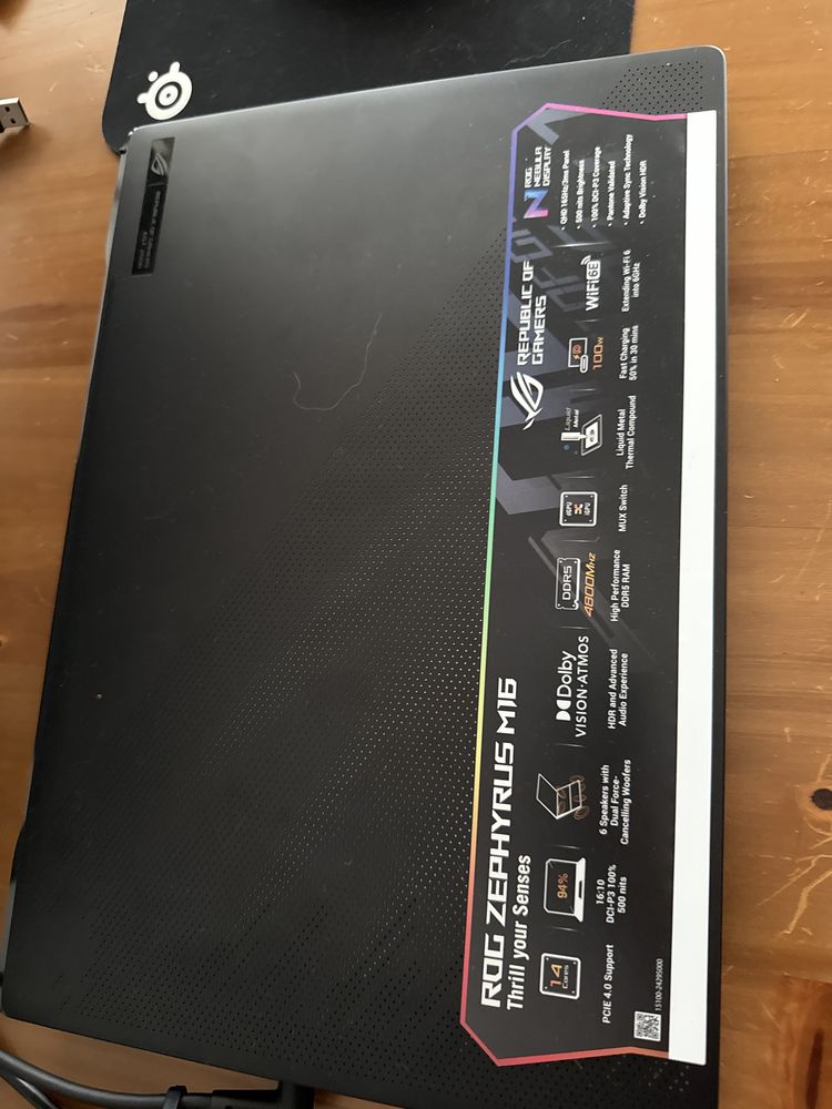 ROG Zephyrus M16 i9-12900H