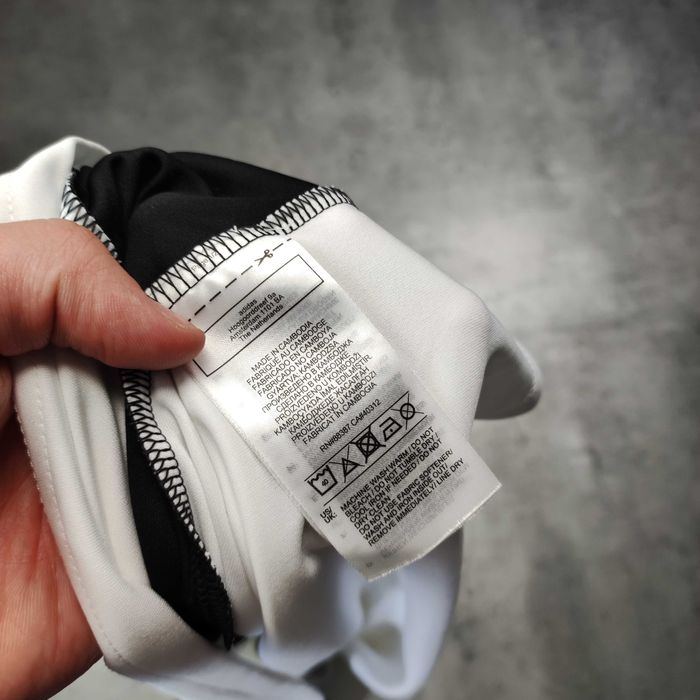 MĘSKA Koszulka Sportowa Adidas Małe Logo Bieganie Siłownia Klasyk