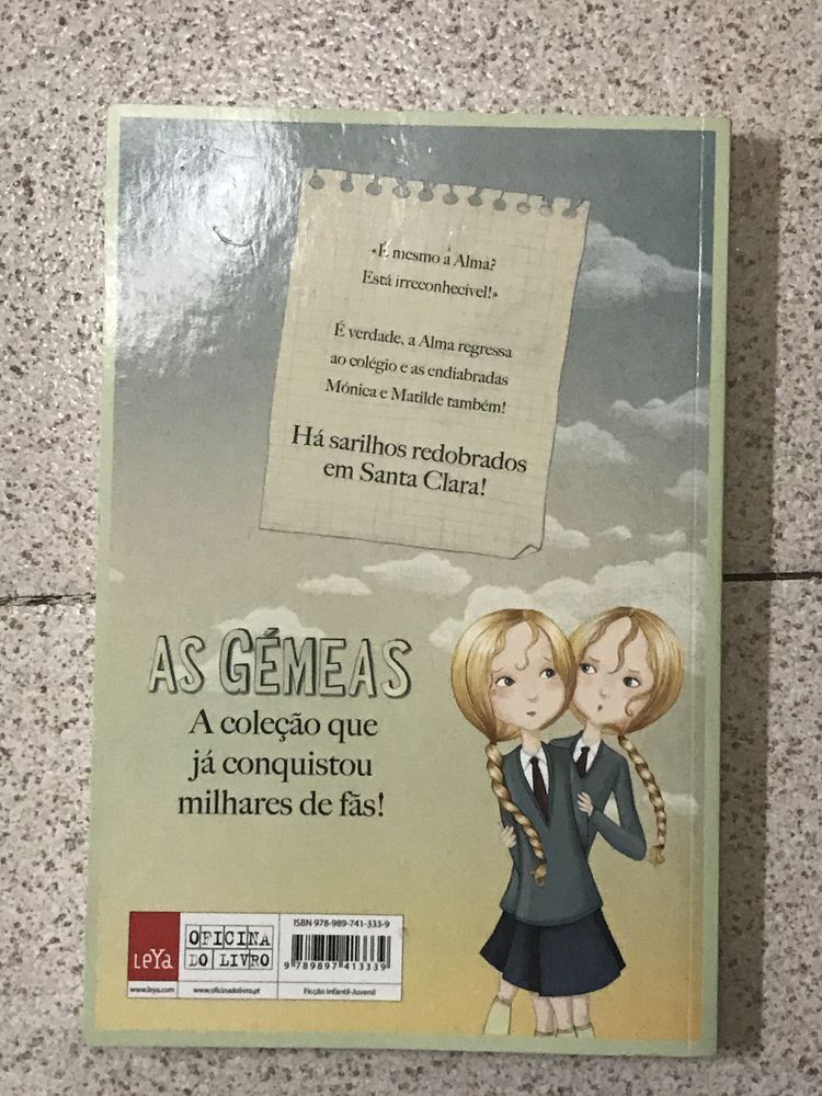 Livro-As Gémeas-Mais aventuras no Colégio de Santa Clara-Enid Blyton