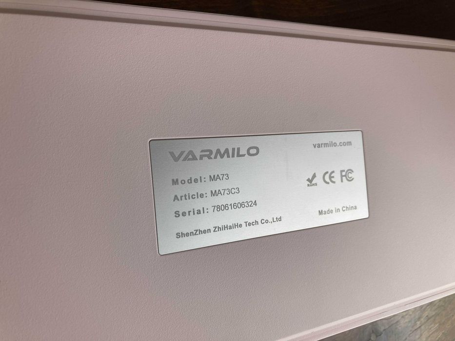 Varmilo 73 Dreams MA73 65% Teclado Mecânico
