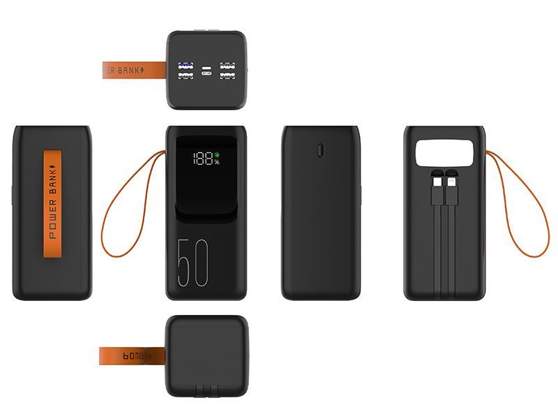 Powerbank TRACER VOUGE-5 50000mAh z LCD i LED