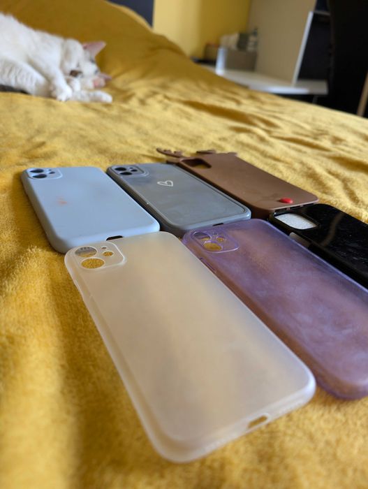 Zestaw 6 etui do IPhone 11 - cena za wszystkie 6  sztuk