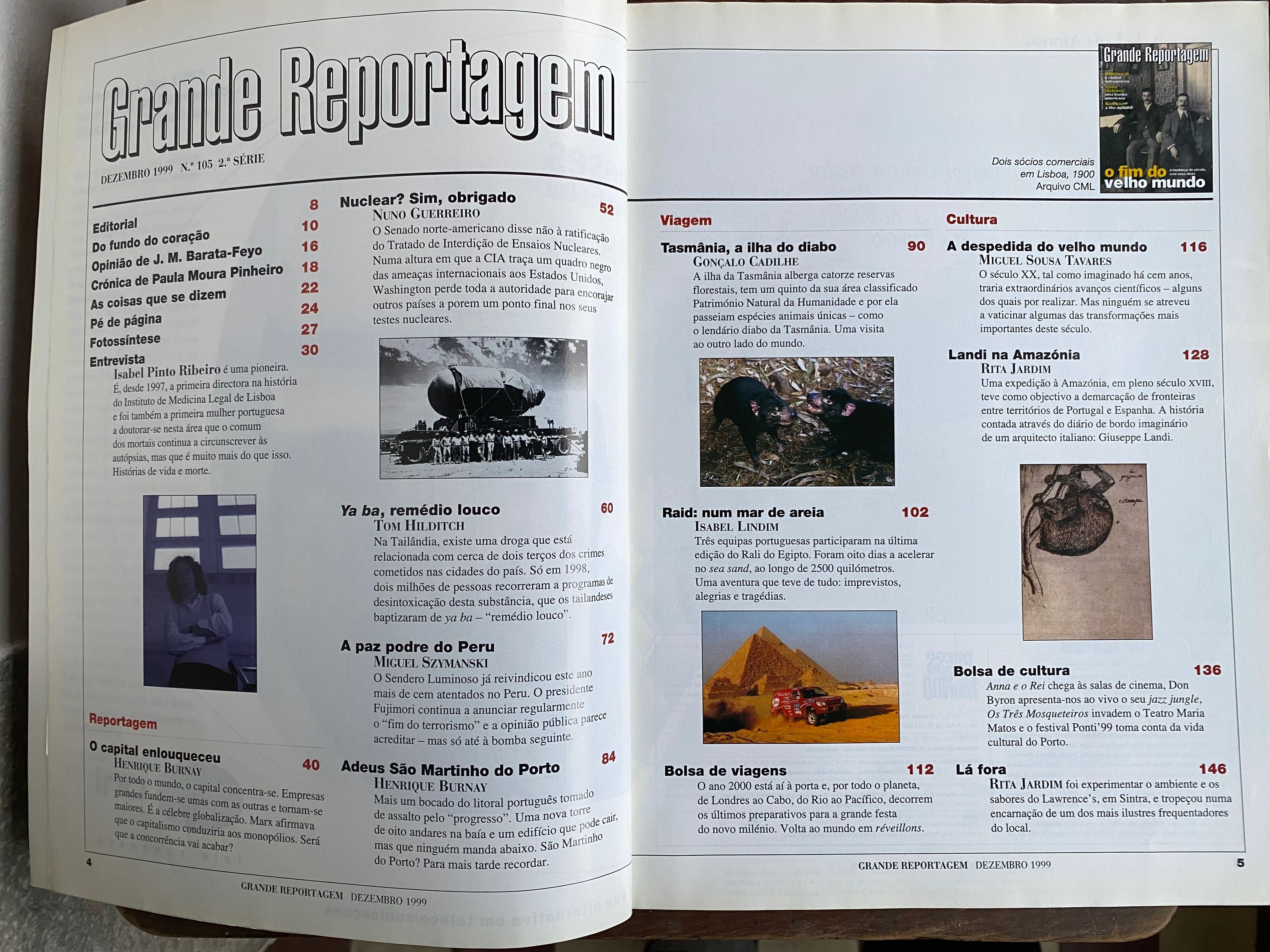 Lote 7 Revistas “Grande Reportagem”