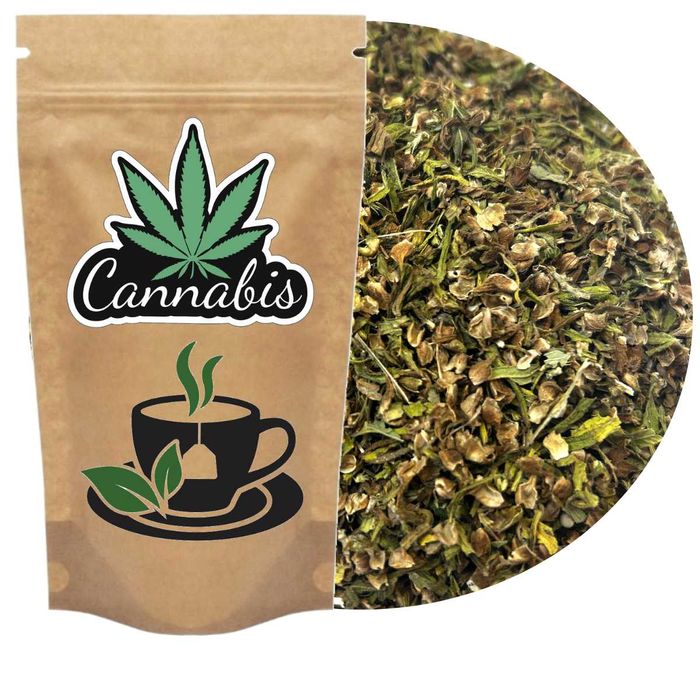 Herbata Konopna CBD Susz Konopny Stres Nerwy Sen Ziołowa Hemp Tea 1KG