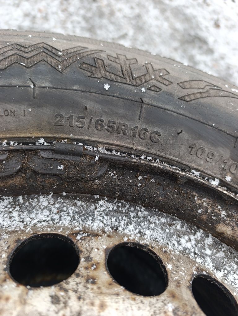 Koła 5x 120 opony 215/65/16C Zimowe 2022rok 9mm