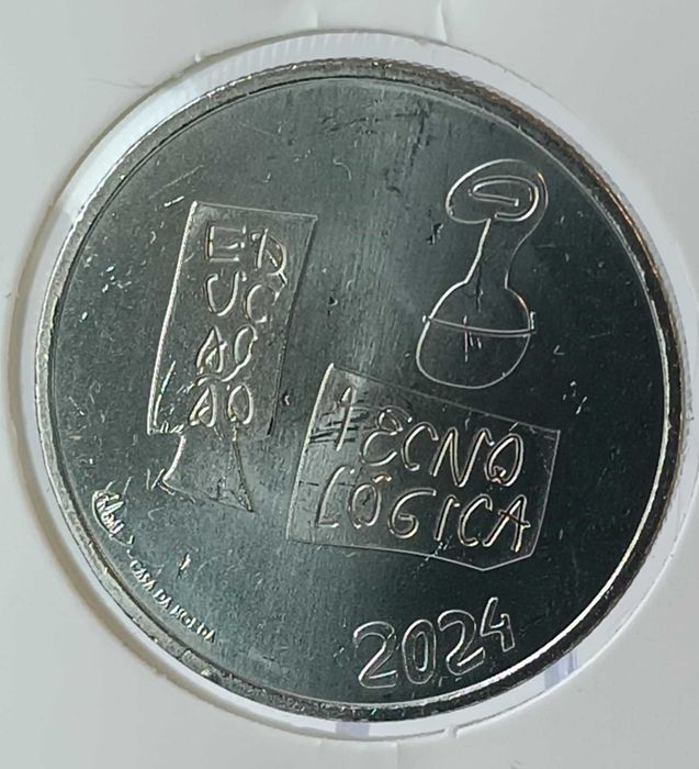 Moeda 5€ - Série desenhar uma por uma criança.