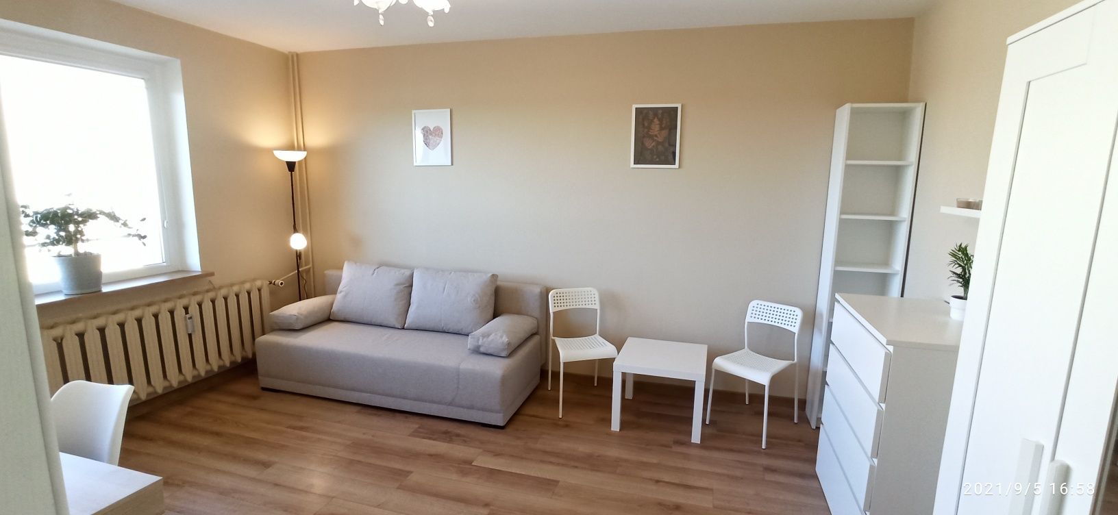 Pokój w mieszkaniu studenckim - 16m2 z balkonem