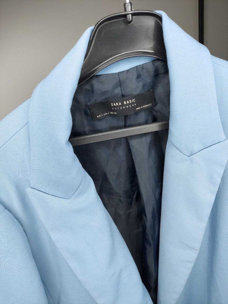 Піджак блакитного кольору від zara 26eur s