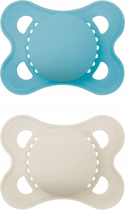 Smoczek Mam anatomiczny silikon 0 + 2szt.