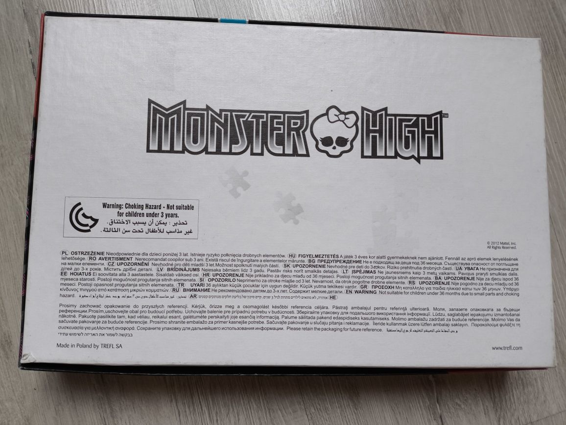 Monster High puzle