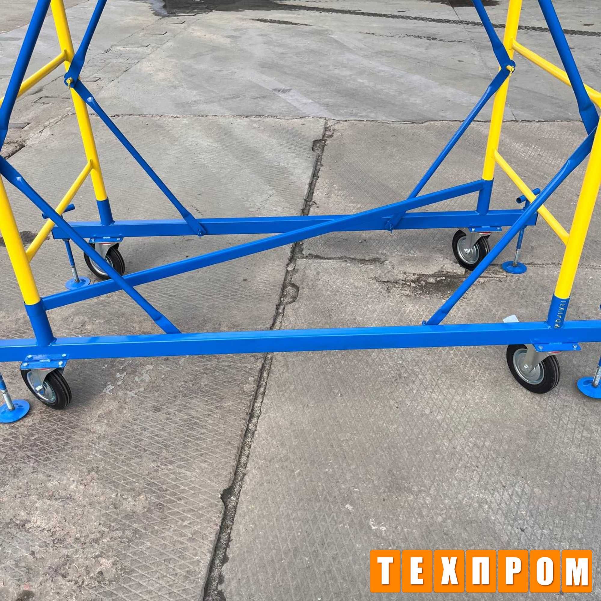 Вишка тура на колесах 1.7х0.8м, 1.2х2м, 2х2м, підмостки, риштування