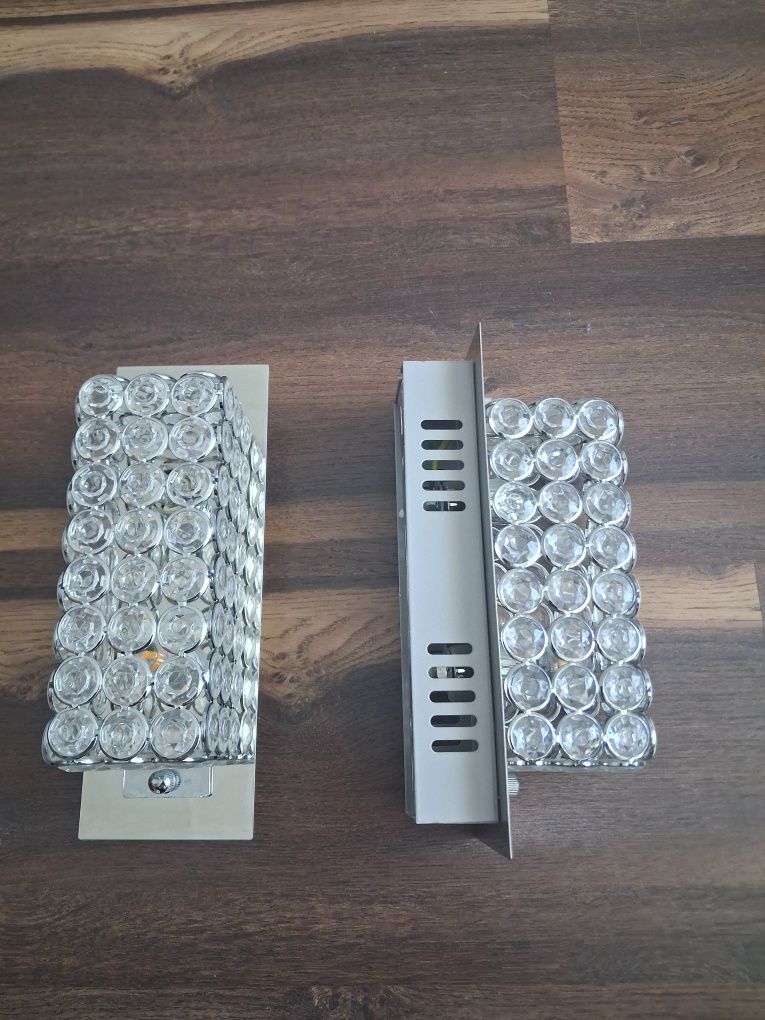Żyrandol oprawa plafon z pilotem 3 kolory LED + 2 X kinkiet