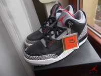 (r. Eur 44- 28 cm) Nike Air Jordan 3 Retro OG Black Cement 854262,-001
